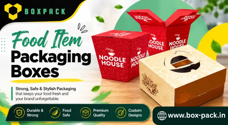Food Item Packaging Boxes by Box Pack