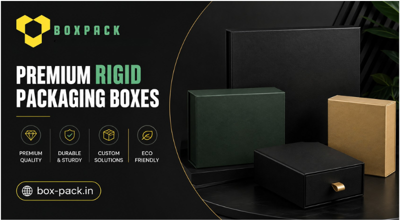Premium Rigid Packaging Boxes by Box Pack