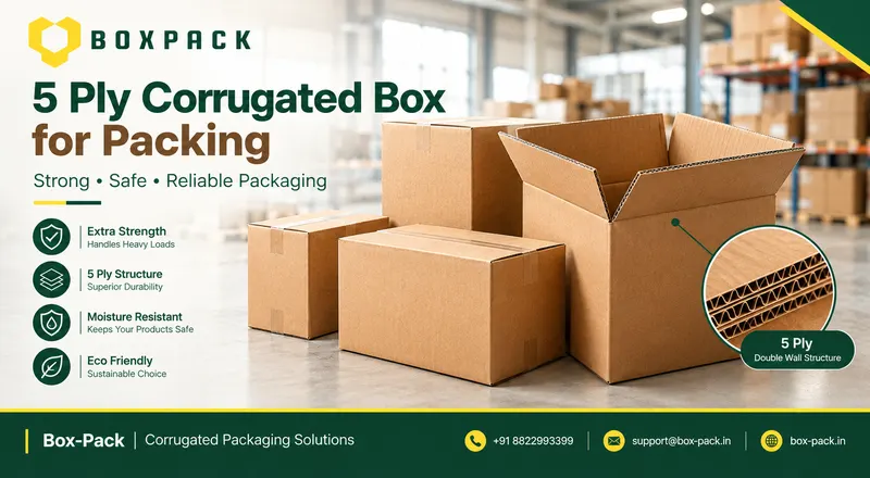 5 Ply Corrugated Box for Packing