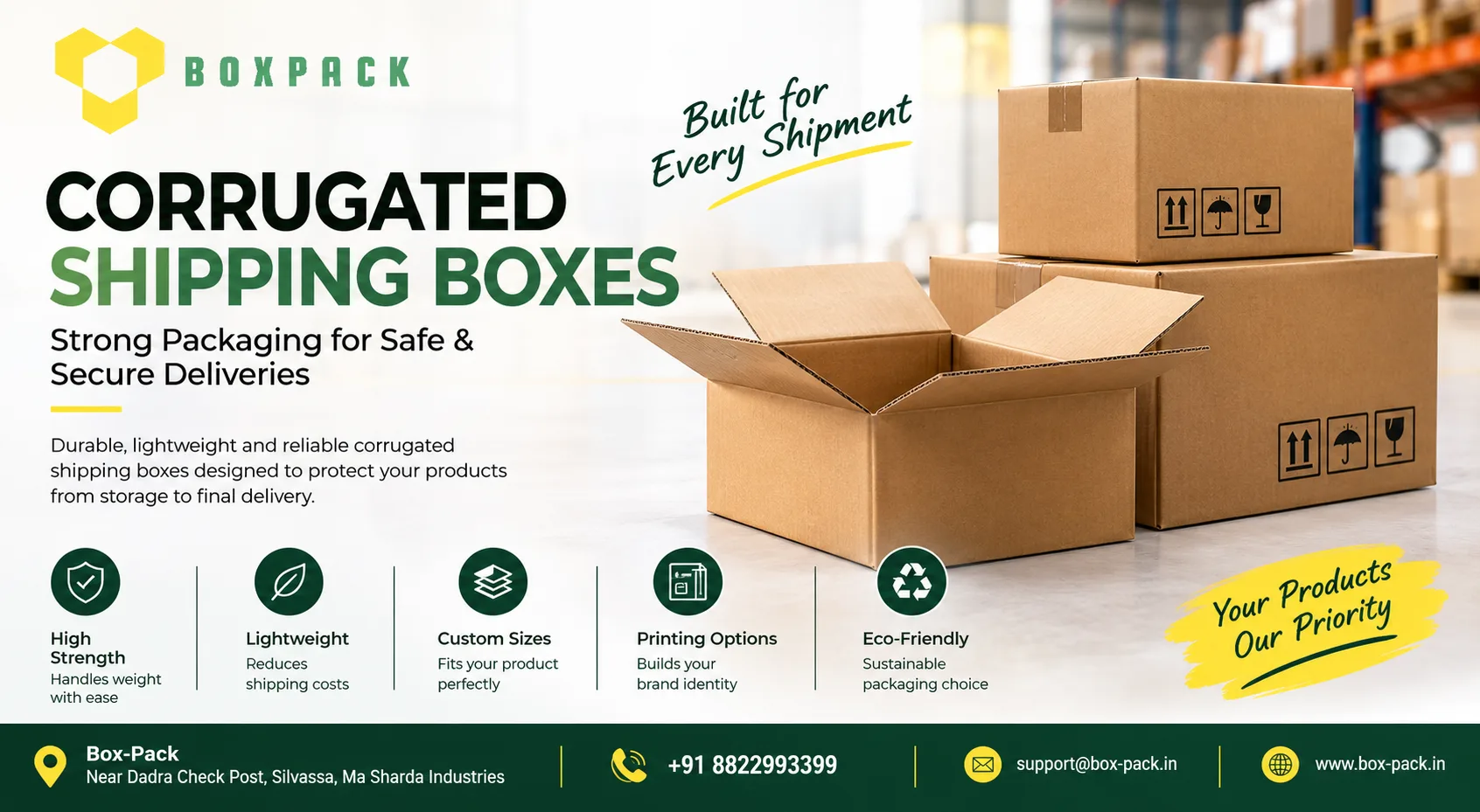 Corrugated Shipping Boxes